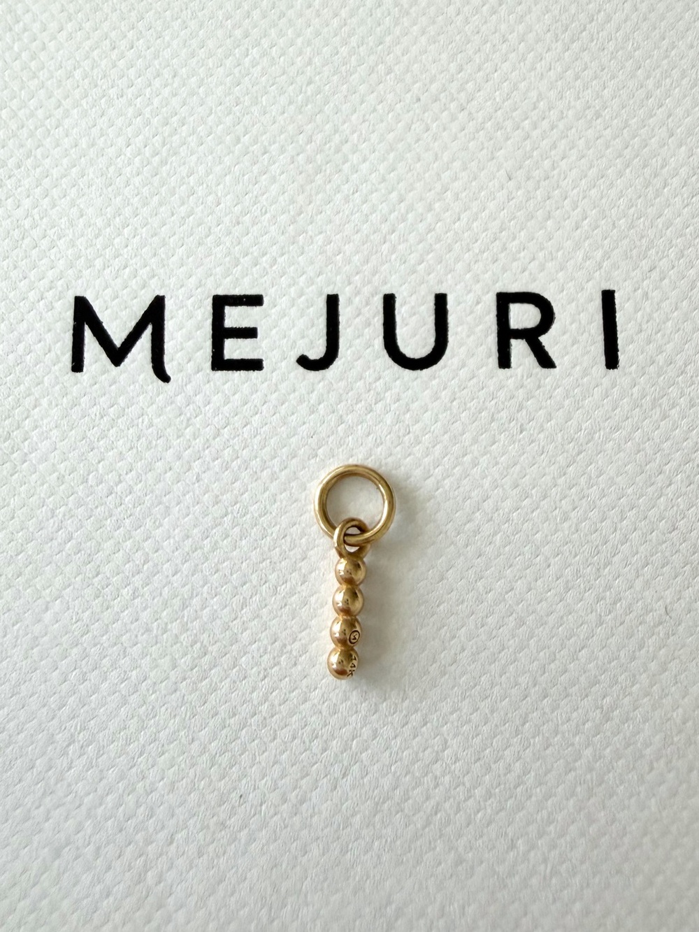 Mejuri 14K Gold Small Sphere Drop Charm